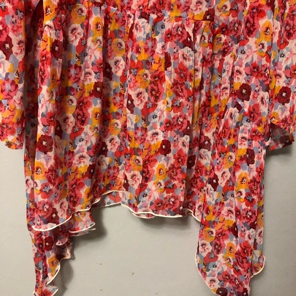 Lane Bryant button front babydoll blouse size 22/24P. - Picture 5 of 13